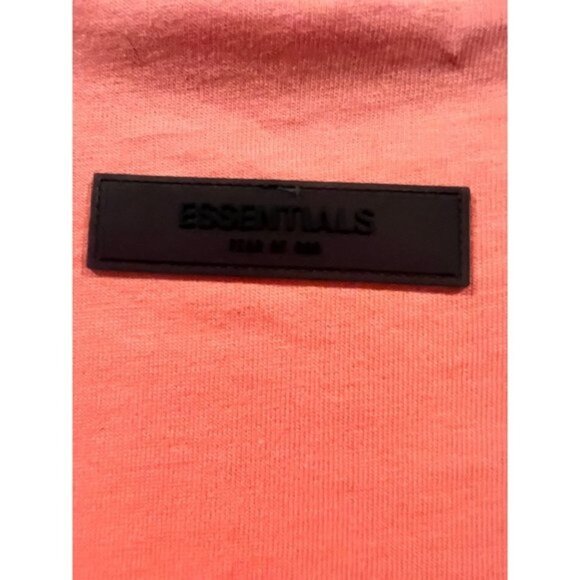 FEAR OF GOD ESSENTIALS orange DRESS WITH LOGO size S - Picture 10 of 11